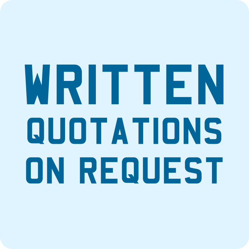 Written taxi quotations upon request